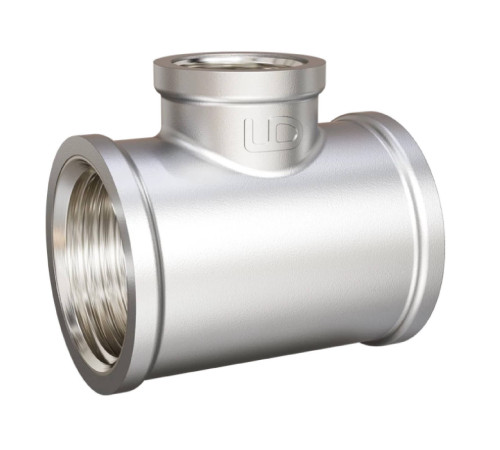 Тройник переходной LD Pride DN 20х15х20 мм ВР латунь никелированная НС-1558166