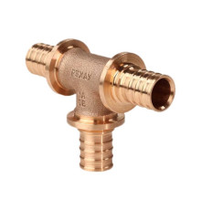 Тройник равнопроходный REHAU RAUTITAN RX+ 25-25-25 бронза 1725427