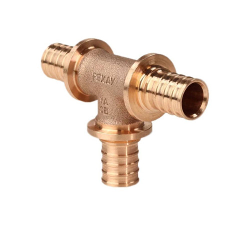 Тройник равнопроходный REHAU RAUTITAN RX+ 25-25-25 бронза 1725427