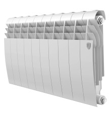 Радиатор биметаллический Royal Thermo BILINER B 350 10 секций боковое подключение Белый НС-1682237