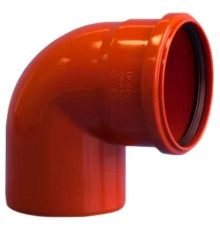 Отвод для наружной канализации ПОЛИТЭК 160х87° 1306855