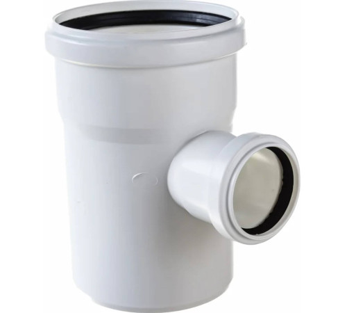 Тройник канализационный бесшумный Политэк ПП 110х50 мм 87.5° 1306913