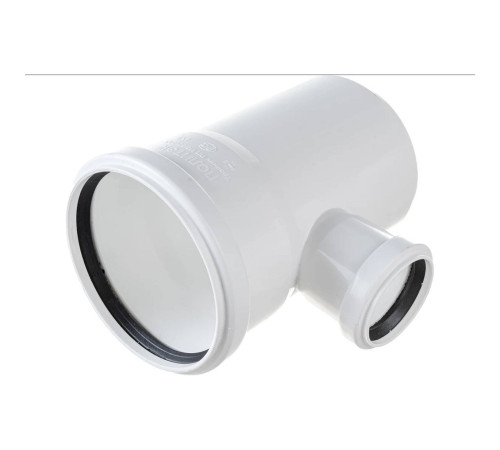 Тройник канализационный бесшумный Политэк ПП 110х50 мм 87.5° 1306913