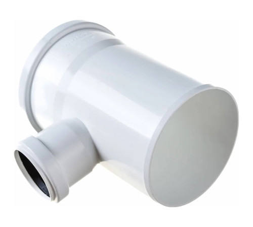 Тройник канализационный бесшумный Политэк ПП 110х50 мм 87.5° 1306913