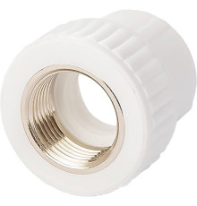 Муфта комбинированная Lammin PPR 32x1/2 ВР белая LM-PPR-CIF-32-12