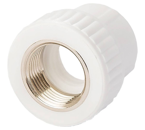 Муфта комбинированная Lammin PPR 32x1/2 ВР белая LM-PPR-CIF-32-12