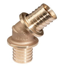 Угольник 45° REHAU RAUTITAN RX 50 бронза 1353965