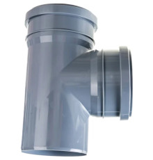 Тройник канализационный Политэк 110х110 мм 87.5° внутренний (30) 201187