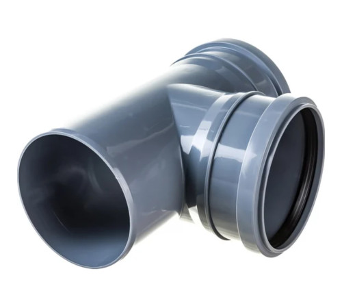 Тройник канализационный Политэк 110х110 мм 87.5° внутренний (30) 201187