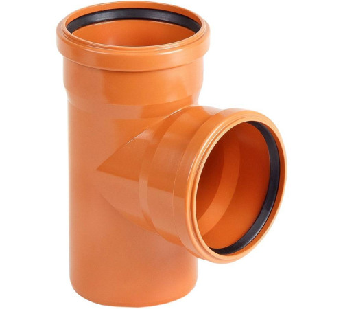 Тройник наружной канализации ХЕМКОР 160х110 мм 87° НС-1455353