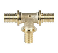 Тройник равнопроходный REHAU RAUTITAN MX 25-25-25 латунь 1650140