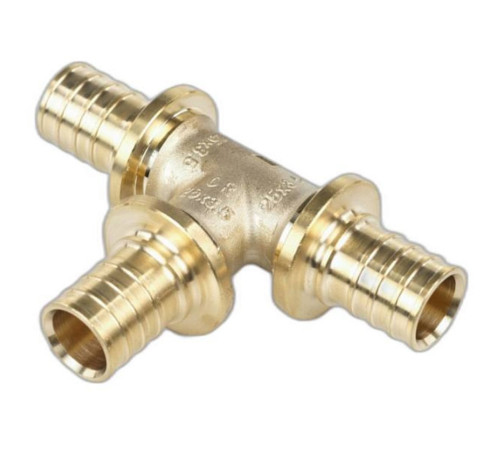 Тройник равнопроходный REHAU RAUTITAN MX 25-25-25 латунь 1650140