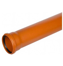 Труба канализационная наружная Политэк SN4 160х4.9х1000 мм ПП 1306990