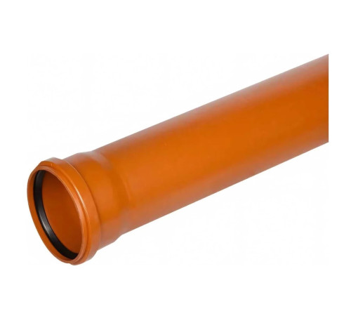 Труба канализационная наружная Политэк SN4 160х4.9х1000 мм ПП 1306990