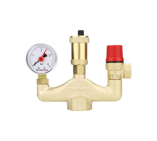 Группа безопасности котла Varmega VM16011 1 латунь VM16011