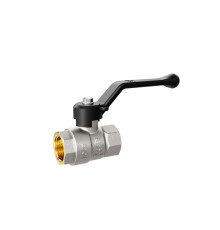 Кран шаровой латунный LD Pride 47.32.В-В.Р Ду 32 Ру 25 вн-вн рычаг M02 47.32.В-В.Р