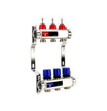 Коллекторная группа Varmega с расходомерами из нержавеющей стали 1 x 3/4 EK 3 контура VM15103