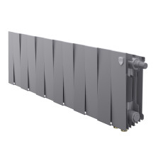 Радиатор биметаллический Royal Thermo PianoForte 200 Серебристый 12 секций нижнее подключение НС-1682315