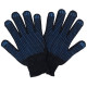 Перчатки трикотажные с ПВХ Профи Лайт 10 класс 5 нитей черные (10 пар) 1514289