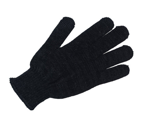 Перчатки трикотажные с ПВХ Профи Лайт 10 класс 5 нитей черные (10 пар) 1514289