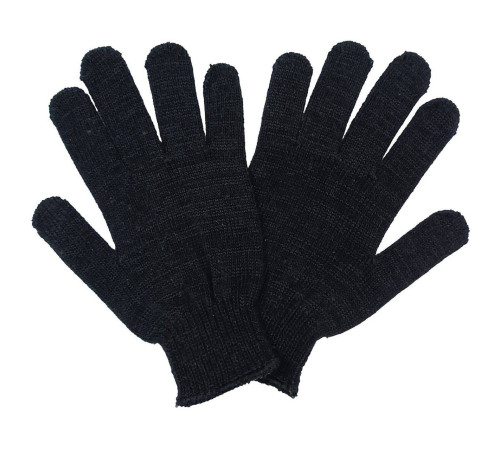 Перчатки трикотажные с ПВХ Профи Лайт 10 класс 5 нитей черные (10 пар) 1514289