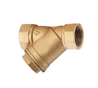 Фильтр сетчатый косой Giacomini R74AY106 латунный 1 1/4 ВР R74AY106