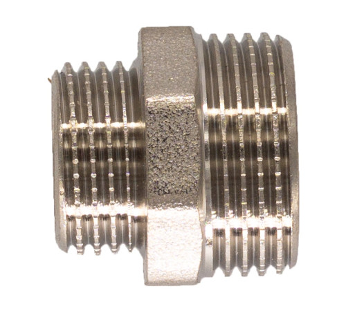 Ниппель переходной латунный СТМ 1 1/2 x 3/4 НР-НР 1206860