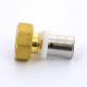Муфта пресс с накидной гайкой Uni-Fitt 16x3/4 плоское уплотнение 714G6300