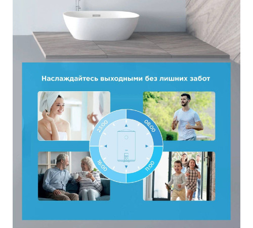 Водонагреватель накопительный Midea STREAM 80 л универсальный монтаж MWH--FED