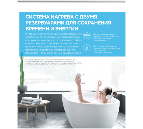 Водонагреватель накопительный Midea STREAM 80 л универсальный монтаж MWH--FED