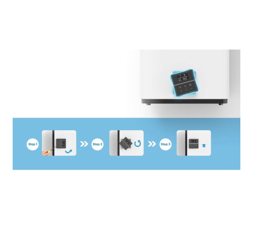 Водонагреватель накопительный Midea STREAM 80 л универсальный монтаж MWH--FED