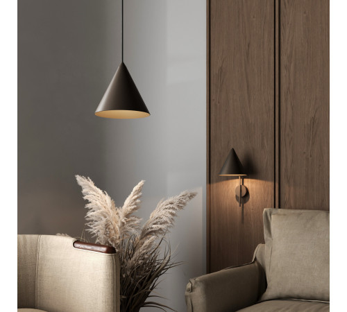Светильник настенный 11088 CONO BROWN