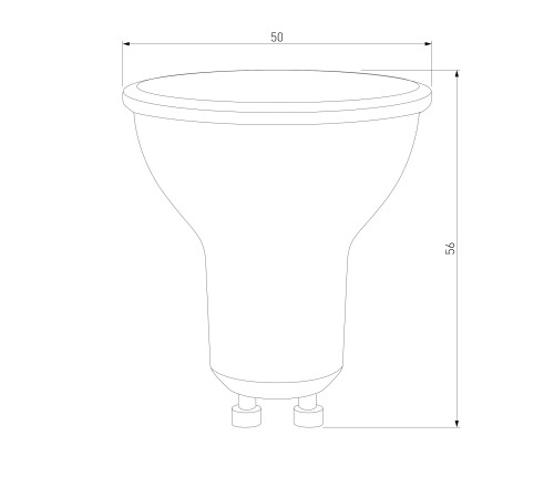 Светодиодная лампа Dimmable JCDR 7W 4200K GU10 BLGU1017