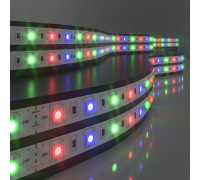 Светодиодная лента 24 В 14,4 Вт/м 60 Led/м 5050 IP20, RGB, 5 м Лента светодиодная 24V 14,4W 60Led 5050 IP20 RGB, 5м