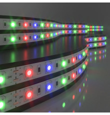 Светодиодная лента 24 В 14,4 Вт/м 60 Led/м 5050 IP20, RGB, 5 м Лента светодиодная 24V 14,4W 60Led 5050 IP20 RGB, 5м
