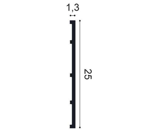 Плинтус Orac Decor SQUARE SX207