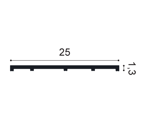 Плинтус Orac Decor SQUARE SX207