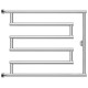 Полотенцесушитель водяной Сунержа High-Tech 650x500 мм без покрытия 00-4052-5065