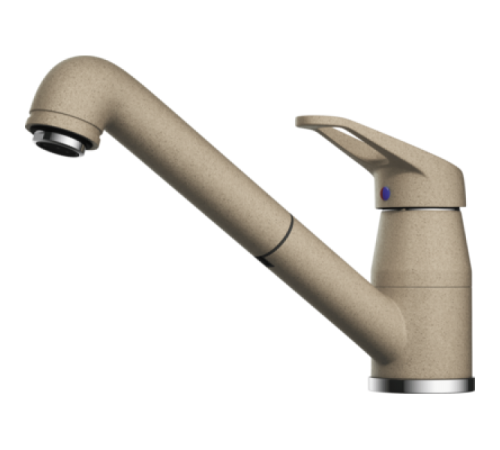 Смеситель для кухни Omoikiri Tateyama-S-CA с выдвижным изливом карамель 4994174