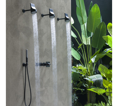 Верхний душ Bossini Apice Ø 100 мм с поворотным держателем хром HH1000.030