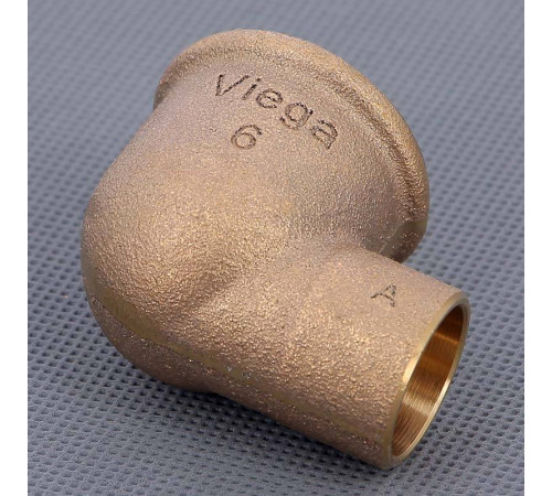 Угол 90° бронзовый Viega 94090G пайка-ВР 22x1 113865