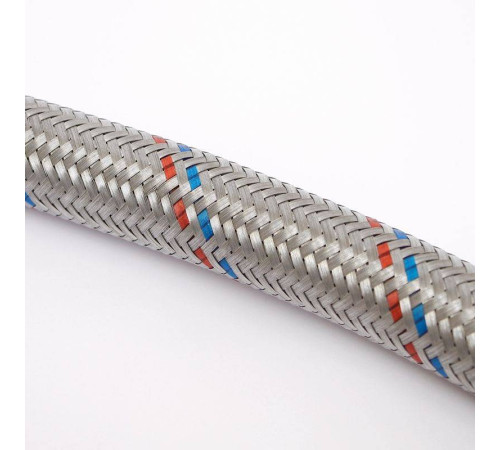 Гибкая подводка антивибрационная Uni-Fitt НВ 1 80 см DN 25 оцинкованная сталь 504S4408