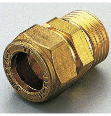 Муфта компрессионная Tiemme 1100 35х1 1/4 наружная резьба 1100022