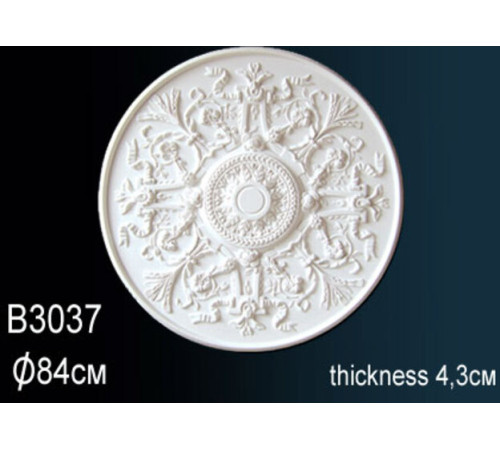 Розетка потолочная Perfect полиуретановая с орнаментом 400 мм B3037