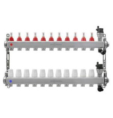 Блок коллекторный Kromwell 1 из нержавеющей стали с расходомерами 11 выходов 3/4 EK KW.SM6006115