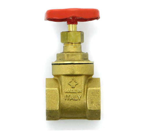 Задвижка клиновидная латунная Uni-Fitt 3/4 ВВ PN20 142G3000