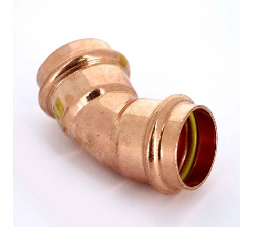 Угольник пресс 45° Viega Profipress G 28 мм медь 345631