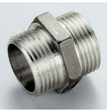 Ниппель резьбовой Tiemme 1/4 НН никелированный 1500536