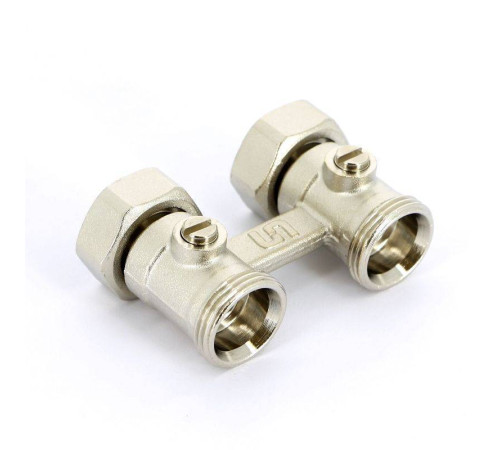 Узел радиаторный прямой Uni-Fitt для двухтрубных систем НВ 3/4 EK x 3/4 EK 192N3300