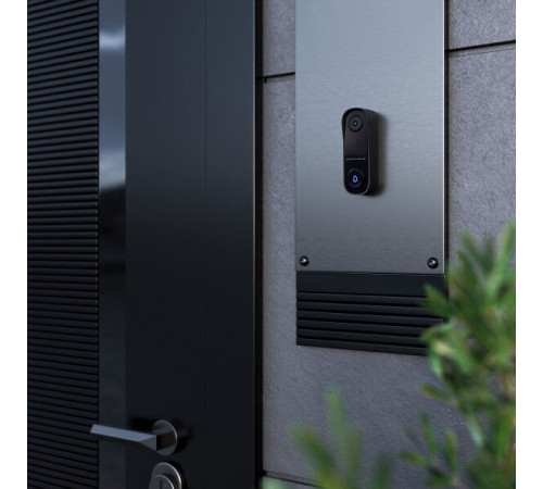 76106/00 видеозвонок Умный дом черный с питанием от сети 76106/00